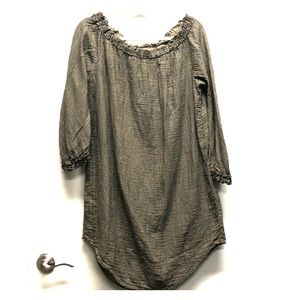 Malia Mills off the shoulder tunic dress